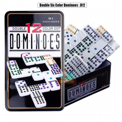 Double Six Color Dominoes : D12